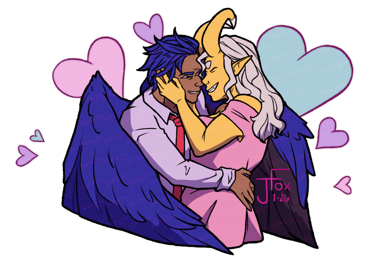 “Hey Lover” character design by Jaden Rae three-quarter render, +1 subject, no background — $70