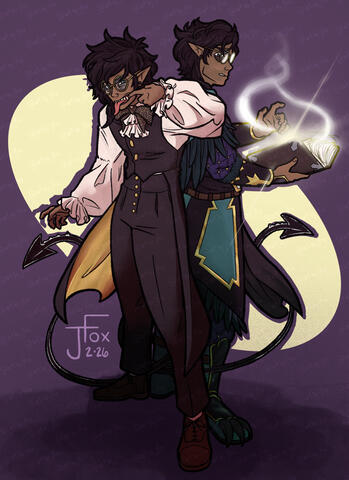 commission: outfit & armor designs for Lewyn full body render, +1 subject, simple background — $80